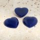 Lapis Opaque Smooth - 18mm. Heart Domed Cabochons - Lots of 144