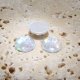 Crystal AB Jewel Faceted - 11mm Round Cabochons - Lots of 144