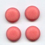 16mm. CRANBERRY WASH ROUND CABOCHONS - Lot of 48