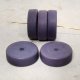 MATTE LAVENDER 18X7MM TIRE SPACER BEADS - Lot of 12