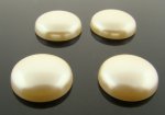 14MM CULTURA LOW DOME PEARL ROUND CABOCHONS - Lot of 144
