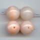 ANGELSKIN MARBLE 16MM SMOOTH ROUND BEADS -Lot of 12