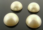 16MM CULTURA RAINBOW HIGH DOME PEARL ROUND CABOCHONS - Lot of 12