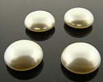 10MM WHITE PEARL ROUND CABOCHONS - Lot of 144